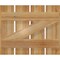 Ekena Millwork Spaced Board-n-Batten Shutters w/Z-Bar, Rough Sawn Western Red Cedar, 23W x 19H, PR RBS06Z23X019RWR - alternate 3